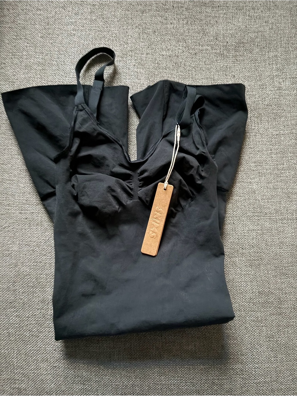 SKIMS Black Bodysuit